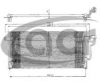 MITSUBISHI MB657967 Condenser, air conditioning